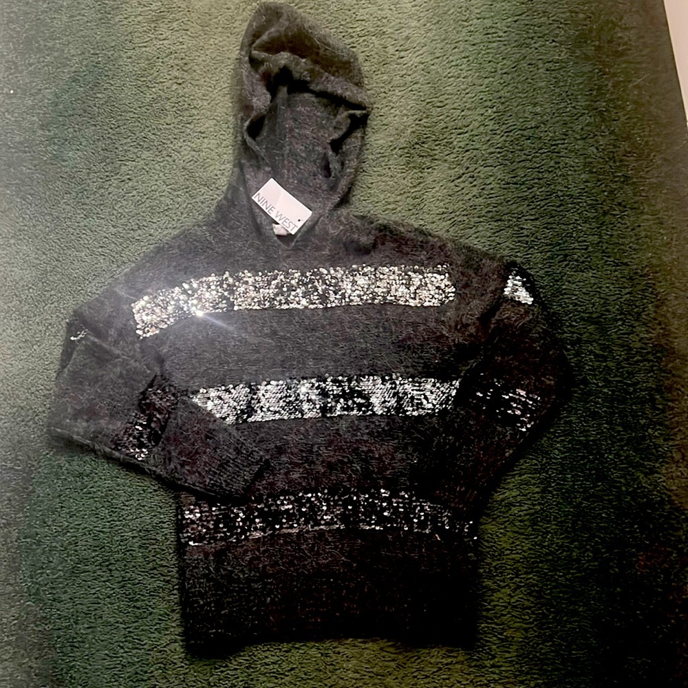 Nine West fuzzy sweater